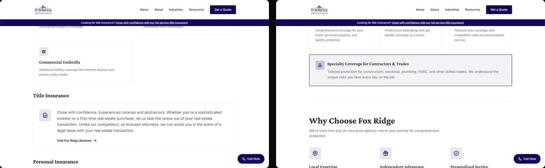 Industry-specific coverage for contractors, trades, and PA businesses with A+ carriers