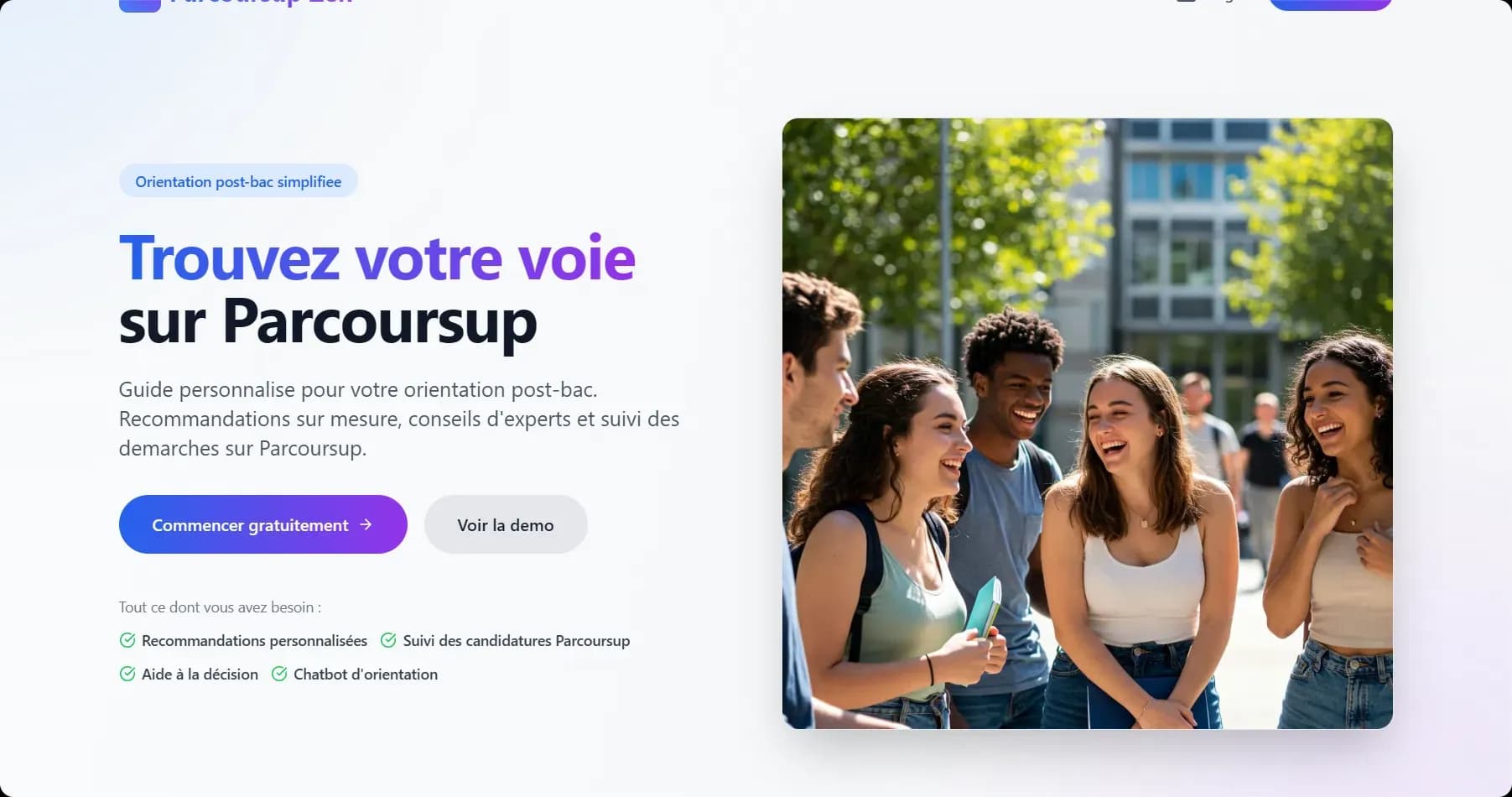 ParcoursupZen — AI Orientation Platform for French Students